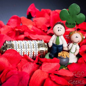 cryptex et cake topper