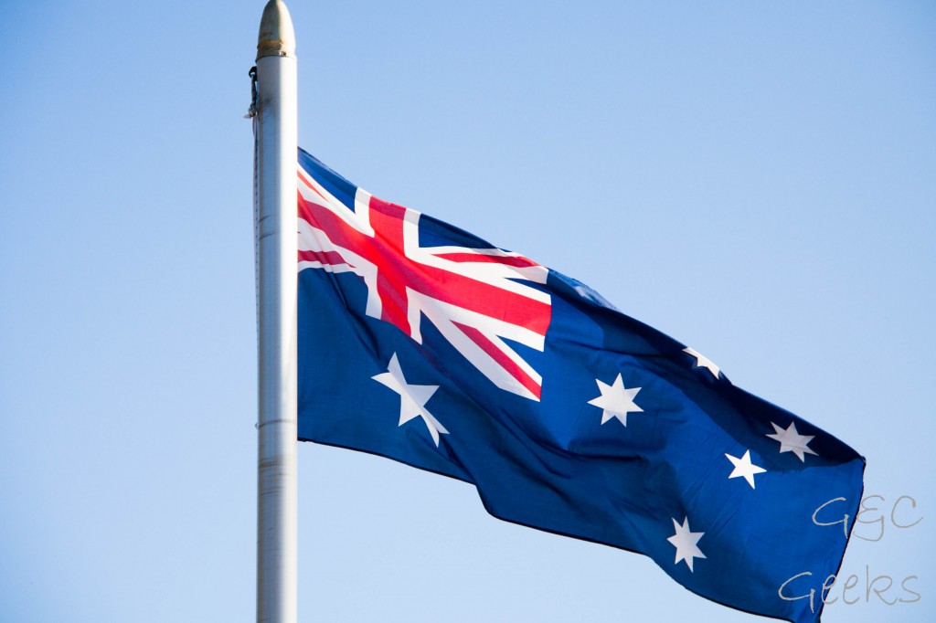 drapeau australien watson beach