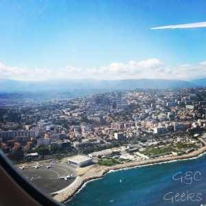 au départ de l'aéroport de Nice ... au revoir et à bientôt !