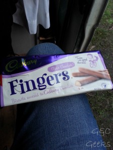 Dès qu'on en mange, on entend une petite voix qui nous dit : "des fingers de Cadburry !"