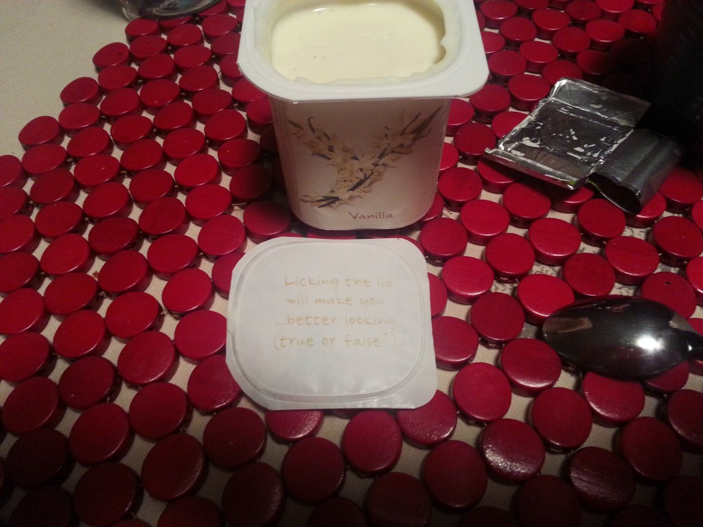 1-message pot yaourt