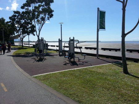 6-équipement de sport sur le bord de mer de cairns