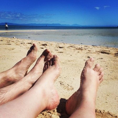 7-pieds dans le sable