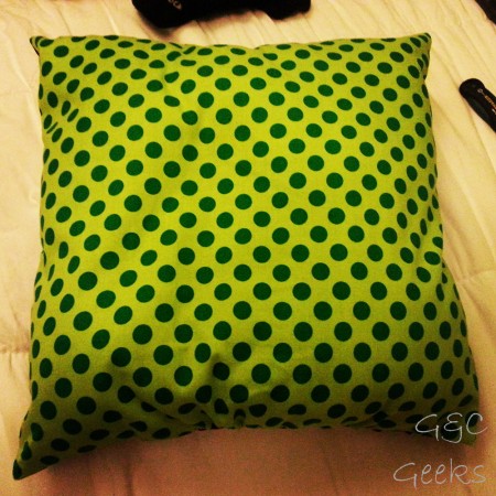 coussin à pois