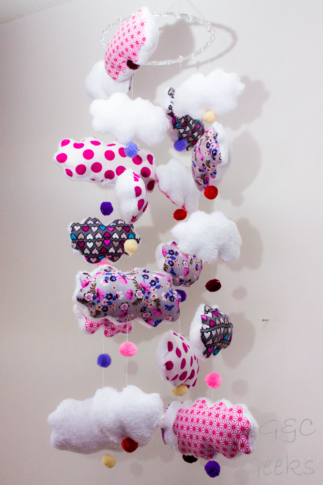 DIY – Mobile nuage 3D en papier  CmaChambre - Le blog qui pétille !