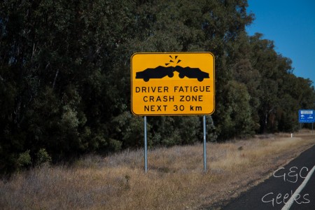 driver fatigue crash zone australia