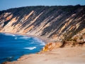 coloured sand cliffs rainbow beach 2