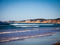 coloured sand cliffs rainbow beach