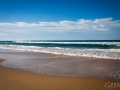 mer dans le sable rainbow beach