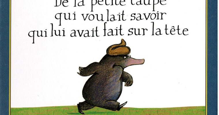 Livre numérique de La petite taupe qui voulait savoir qui lui avait fait sur la tête