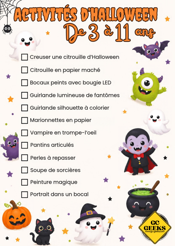 fichier activité halloween